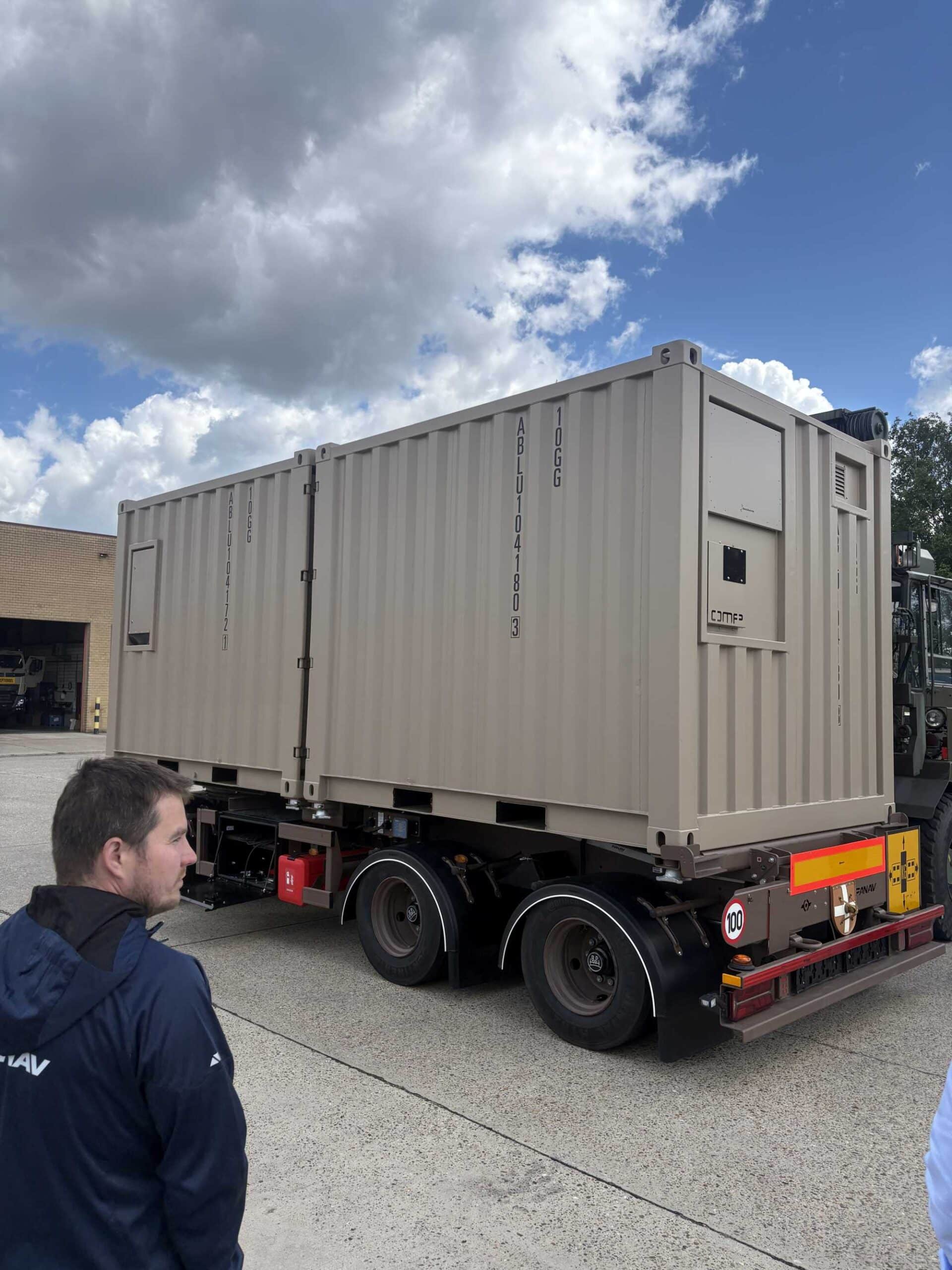 2x10ft Containers Panav Containeraanhangwagen