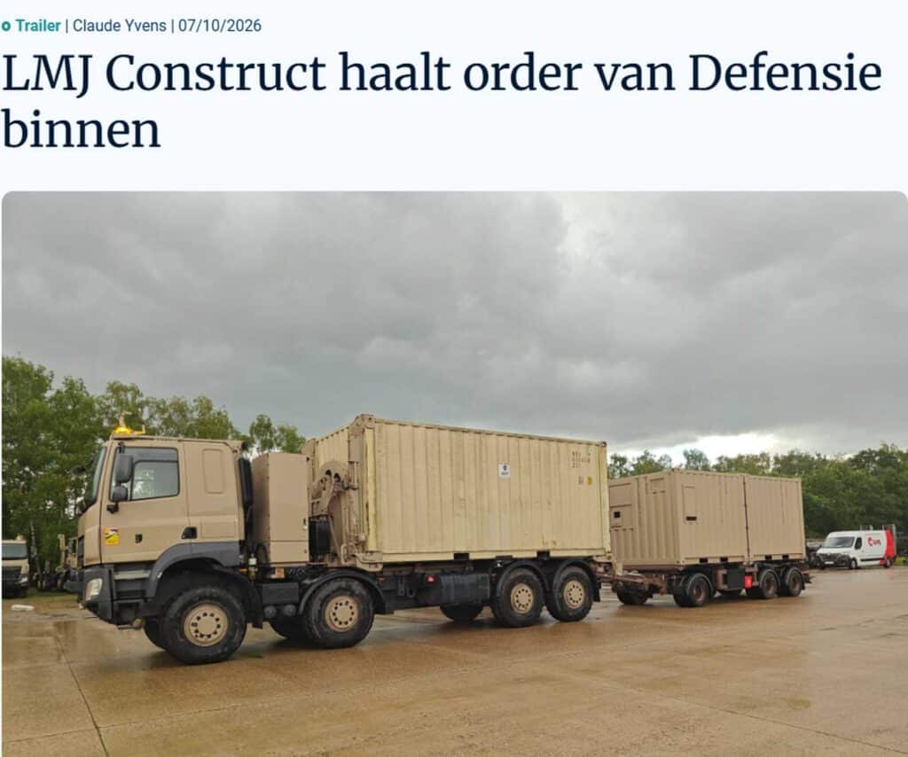 Lmj Construct Haalt Order Van Defensie Binnen